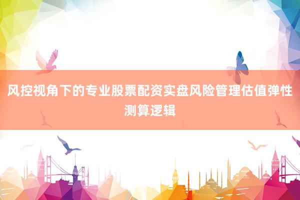 风控视角下的专业股票配资实盘风险管理估值弹性测算逻辑