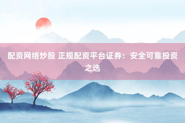 配资网络炒股 正规配资平台证券:安全可靠投资之选