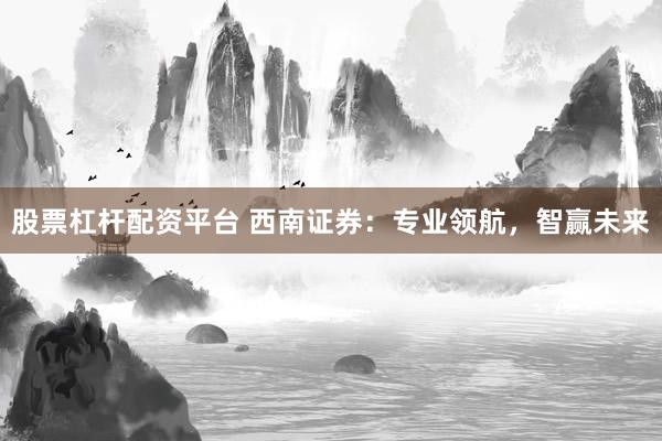 股票杠杆配资平台 西南证券：专业领航，智赢未来